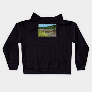 Low Tide At Chepstow Kids Hoodie